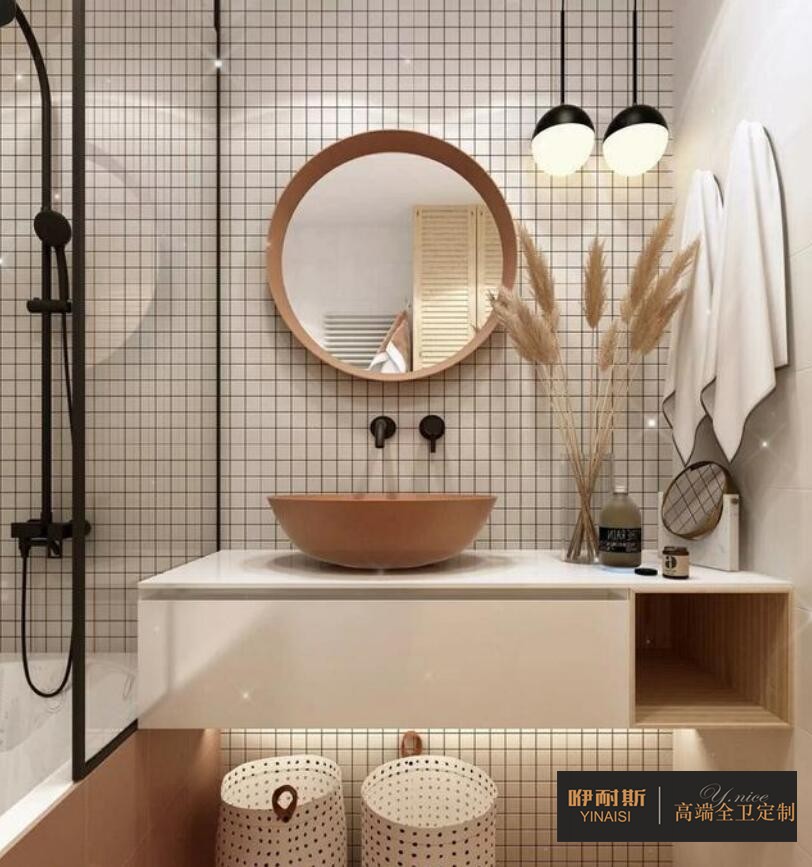 一款实用又好看的浴室柜，可以撑起整个卫生间的颜值