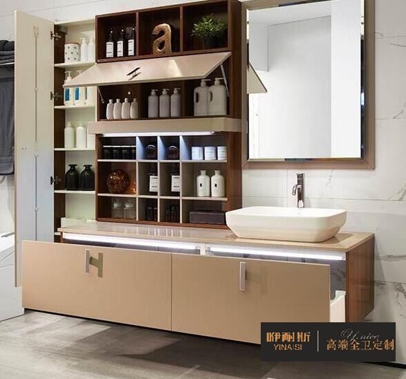 米色浴室柜带给你舒适和舒适的感觉